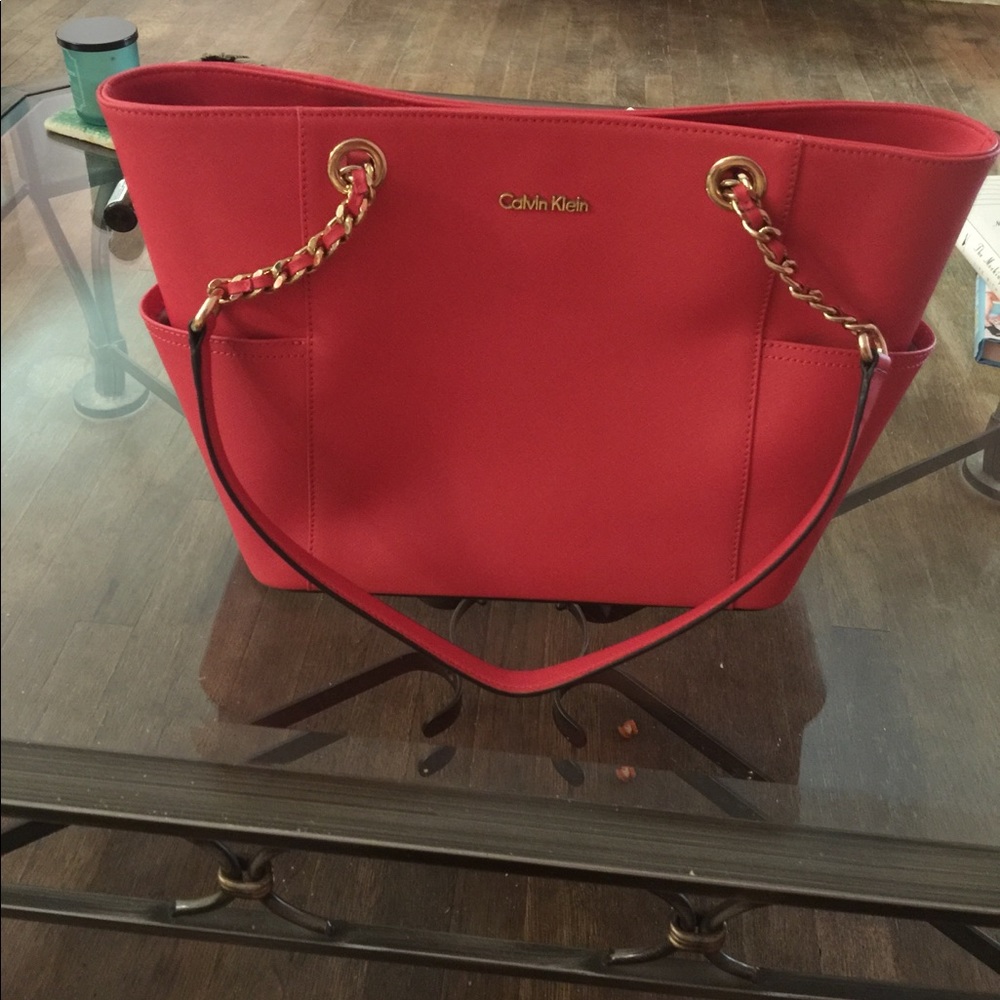 Calvin Klein pink purse