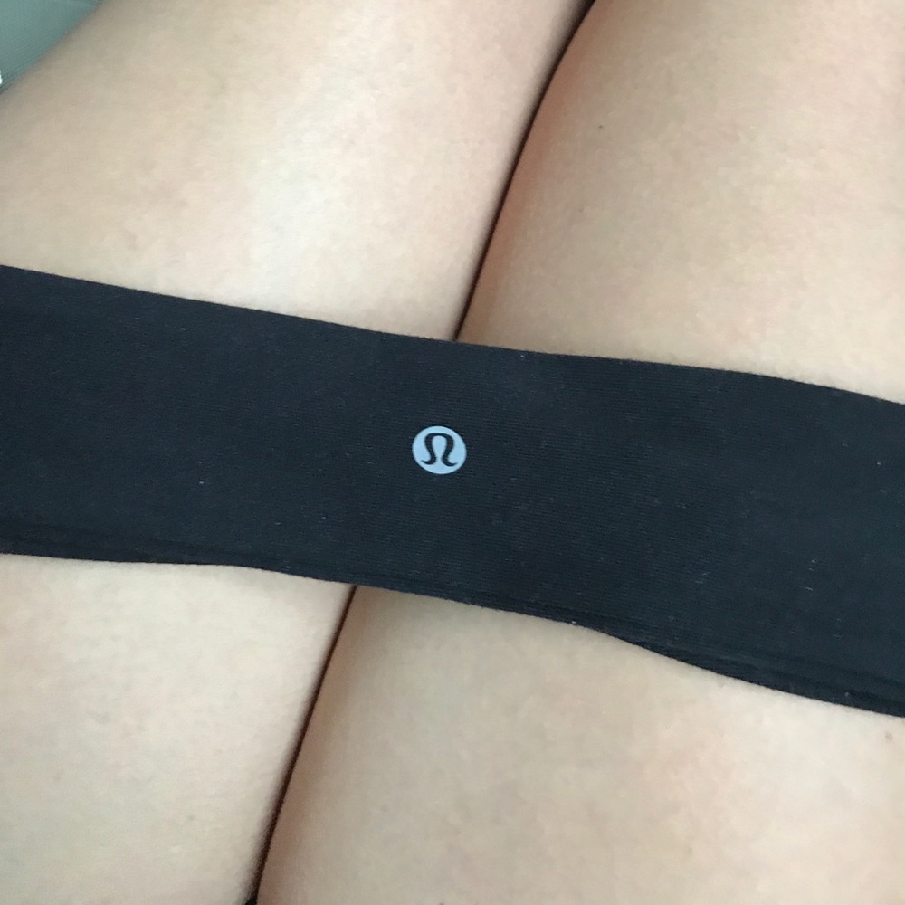 Black Lulu Lemon Headband