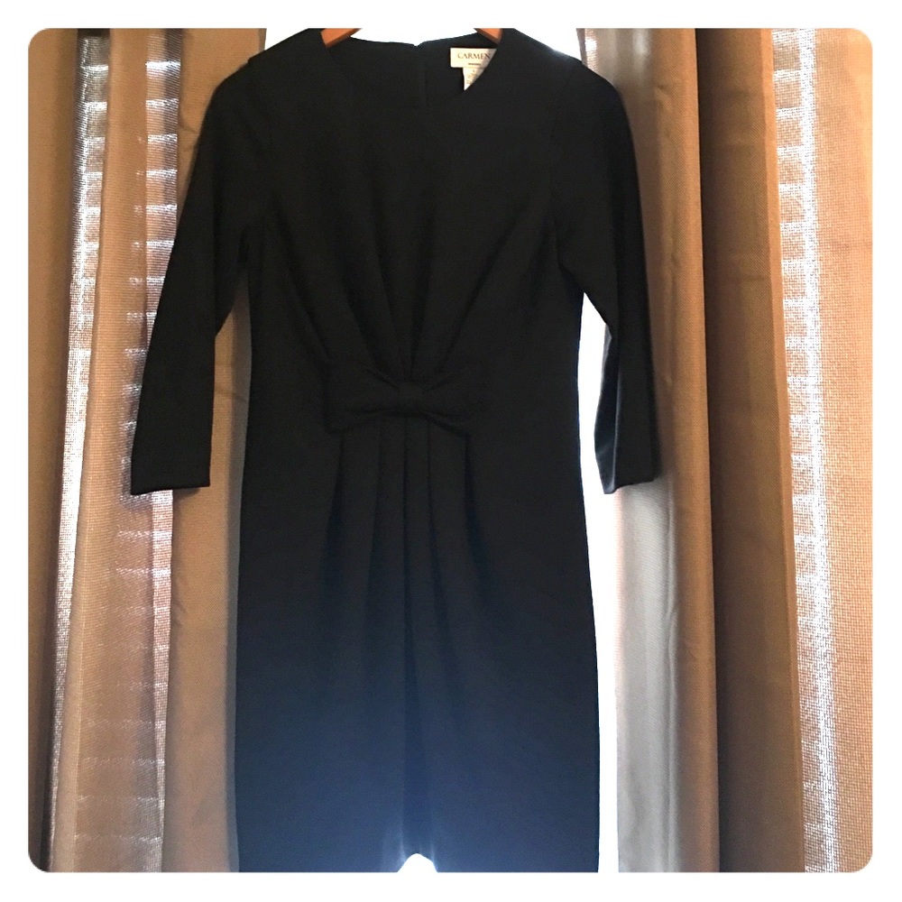 Black Dress with Bow