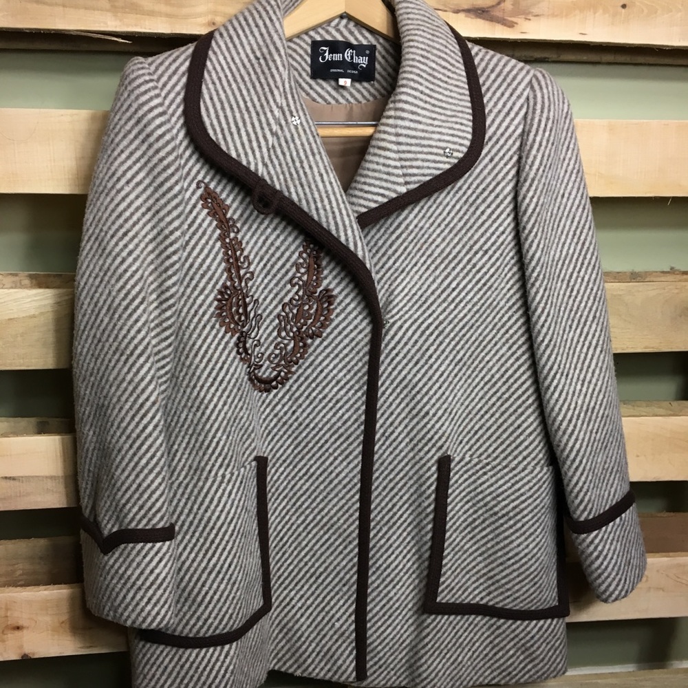 VTG Embroidered  Coat