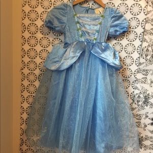 Girls Cinderella dress with tiara 5T - FIRM PRICE