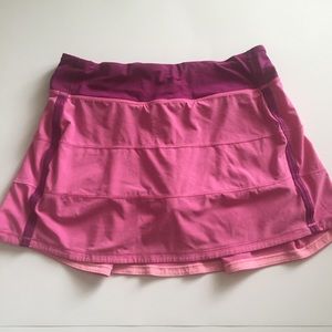 Euc lululemon running skirt