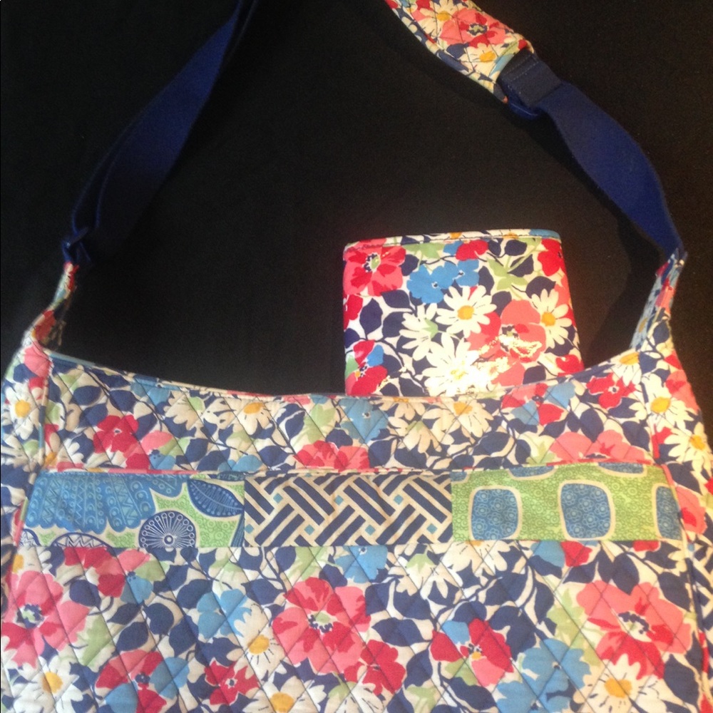 Limited edition Vera Bradley crossbody diaper bag