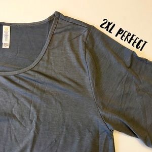 LuLaRoe Grey Perfect T