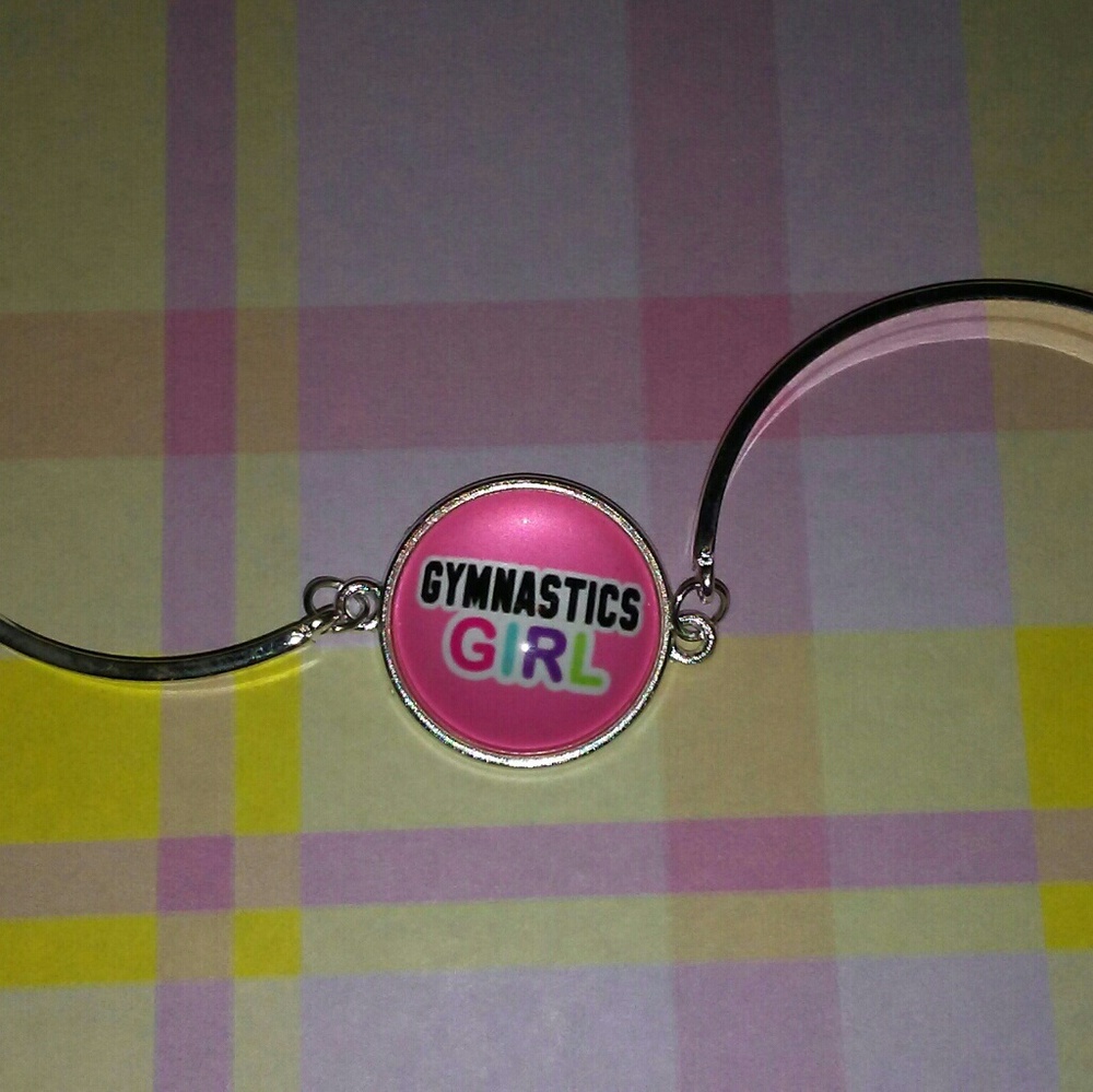 Tibetan Silver Gymnastics Girl Bracelet