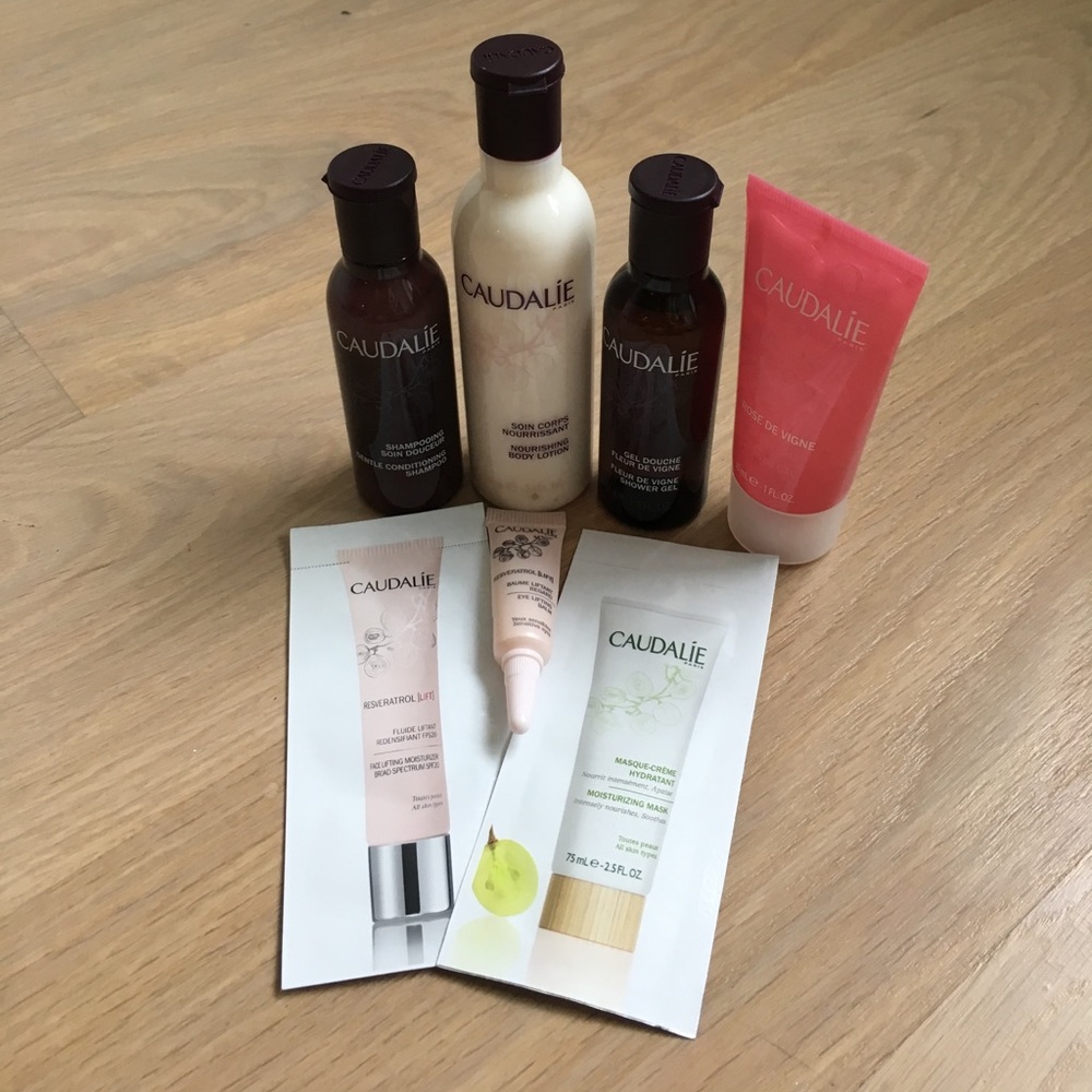 Caudalie toiletries/skin care products