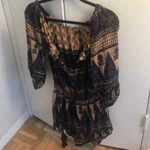 Off the shoulder romper