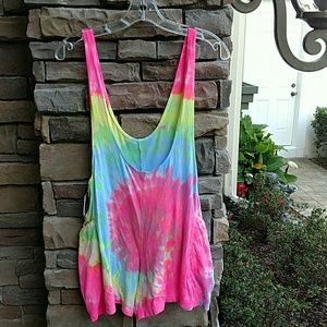 Urban Outfitters tie dyed romper XS
