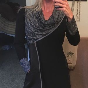 DZhavael Couture black and silver shirt