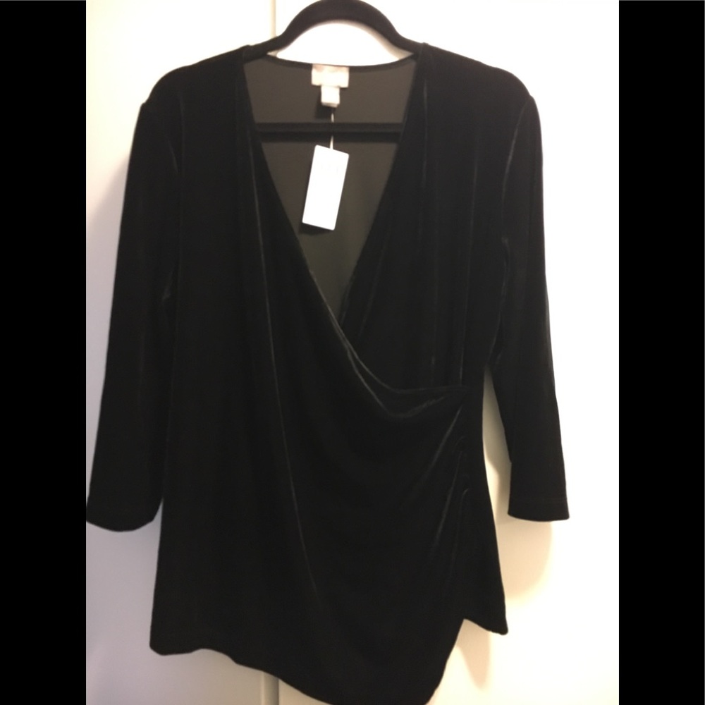 Chico’s velvet top. Plus size. Size 14-16 (2)