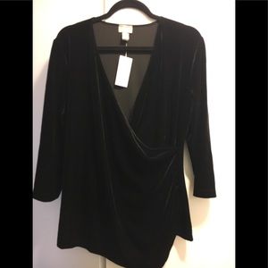 Chico’s velvet top. Plus size. Size 14-16 (2)