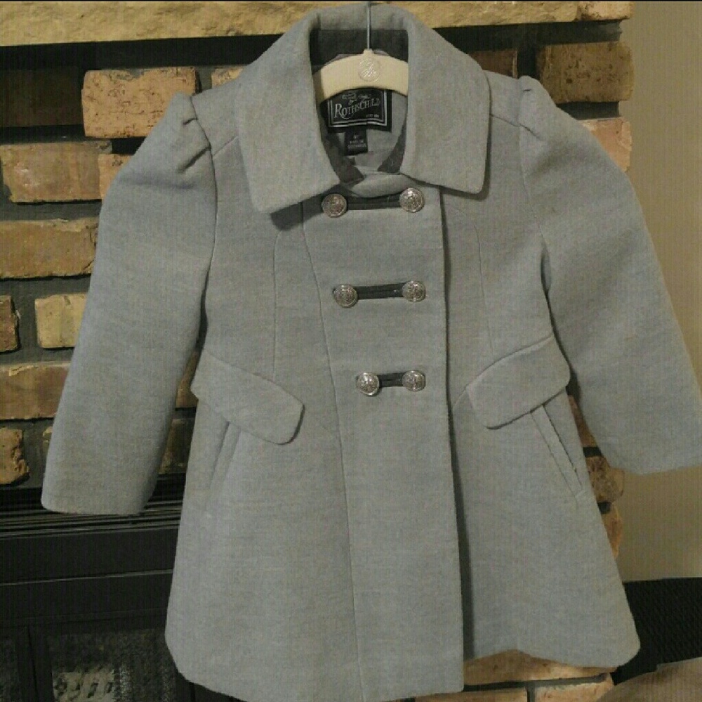 4T Girls Rothschild Dress Coat with Beret
