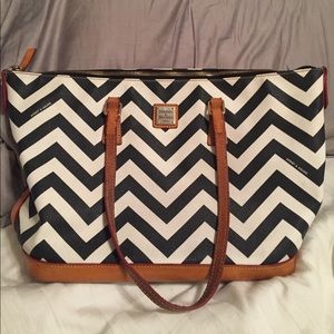 Dooney and Bourke chevron tote.