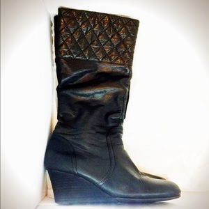 Tata black leather boots · size 7.5 · nice quality