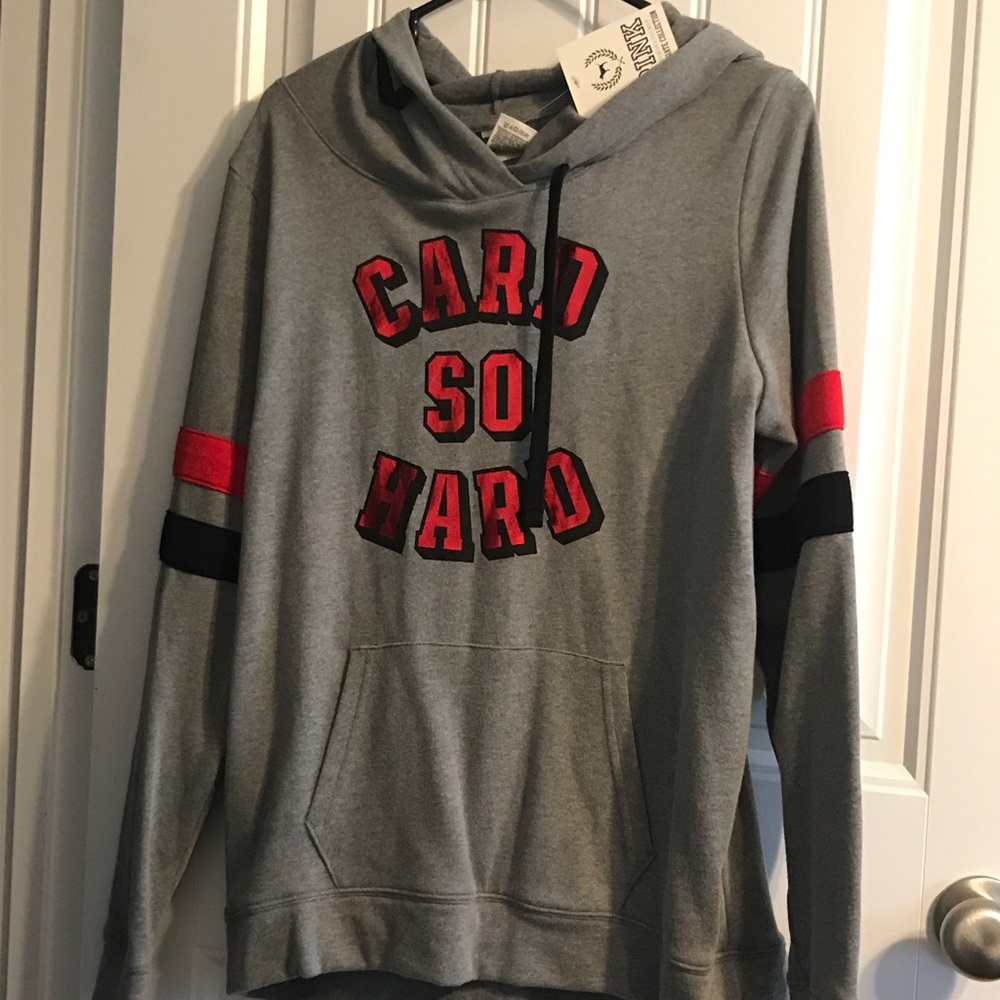 Pink Collegiate Louisville Hoody