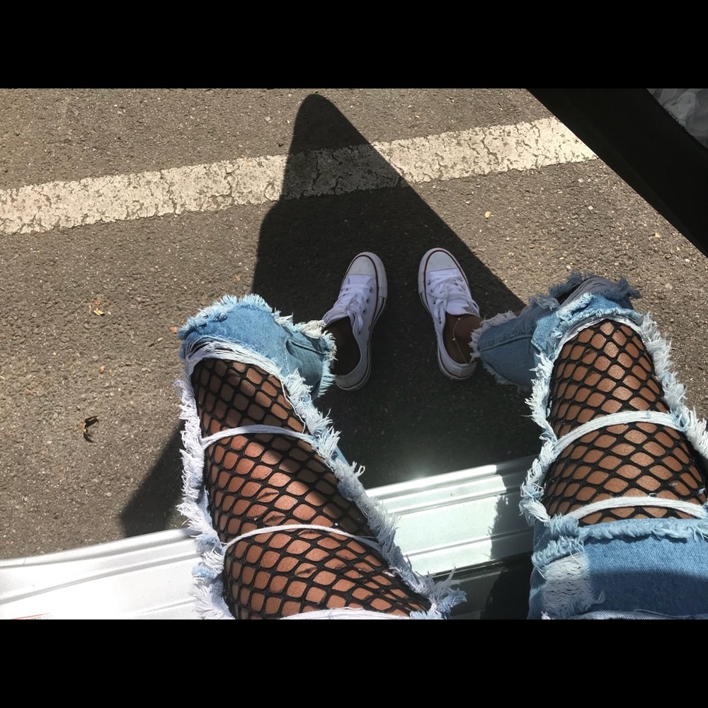 Fishnet Jeans - Picture 2 of 2