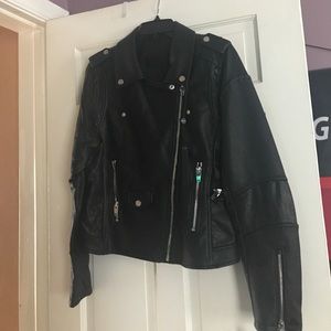 Blank NYC faux leather jacket NWT