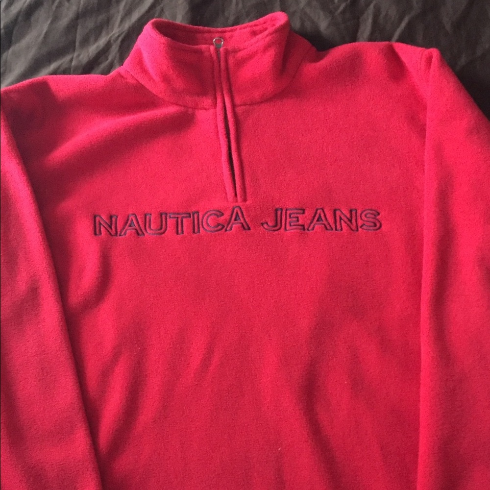 Red Nautica Pullover