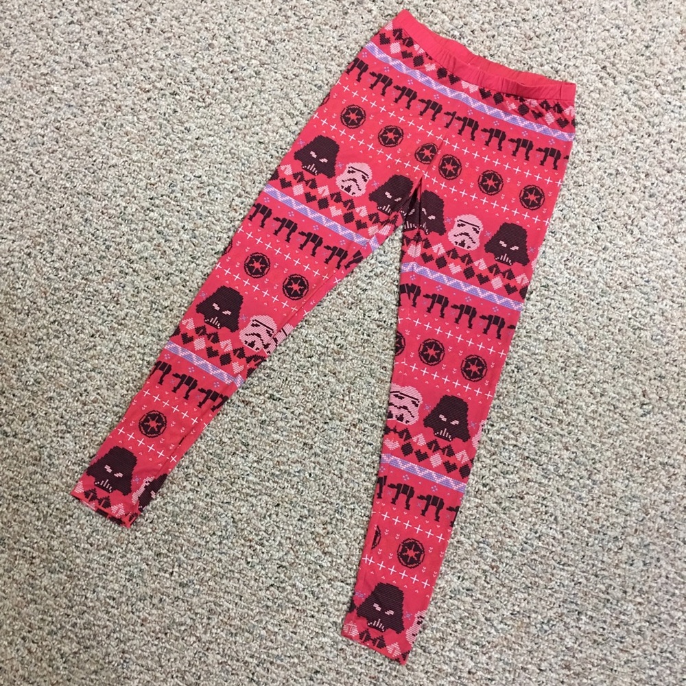 Star Wars Red Holiday/Christmas Leggings - M/L