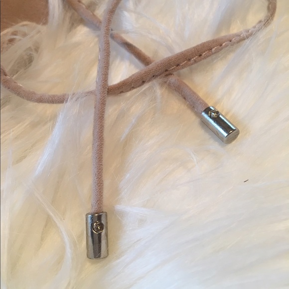 Pointed Lace Up Flats - Picture 6 of 7