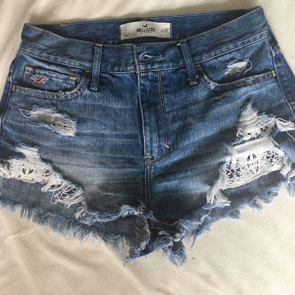 HIGH waisted jeans shorts