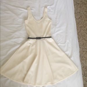 Cream White Dress