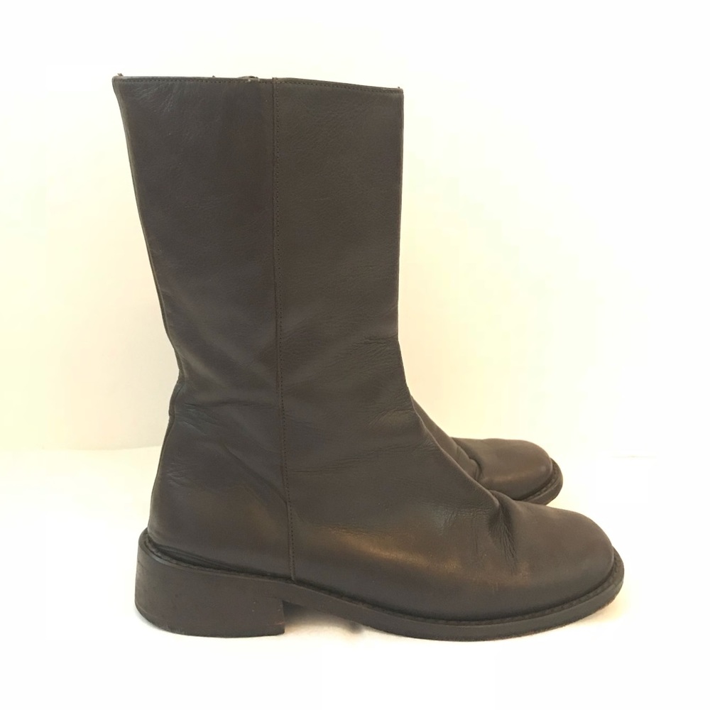 J. Crew brown leather boots