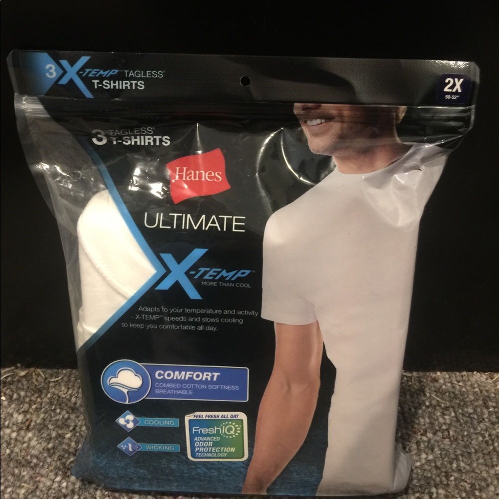 Hanes X-Temp men’s T-shirts size 2XL