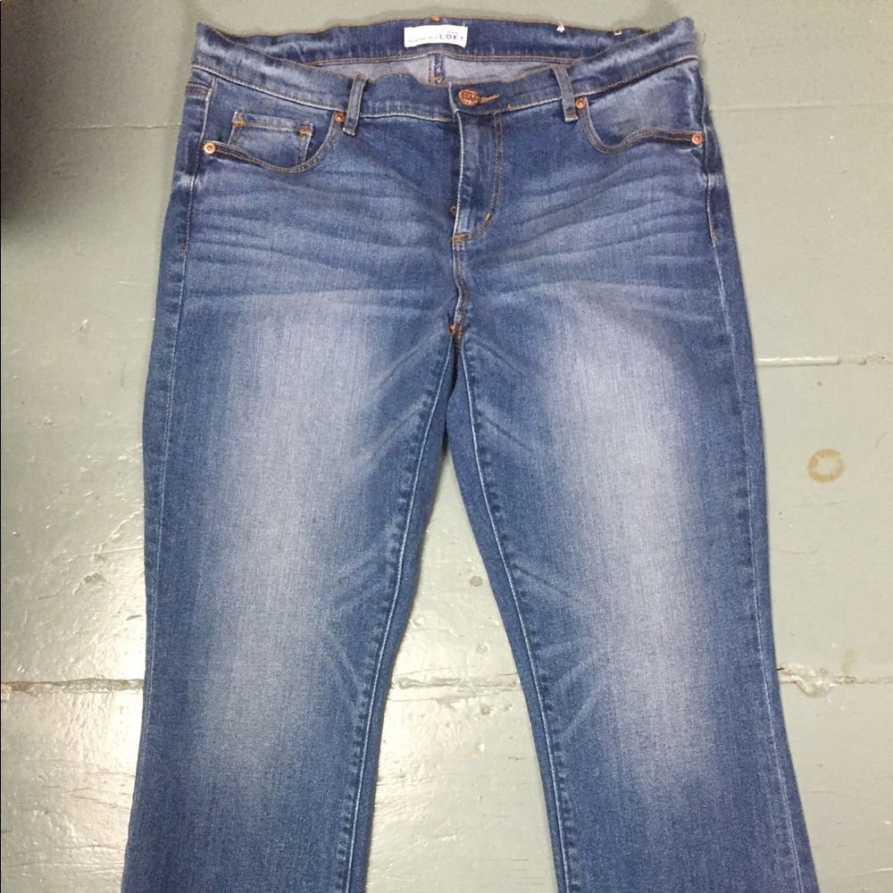 Loft Modern Kick Crop NWT