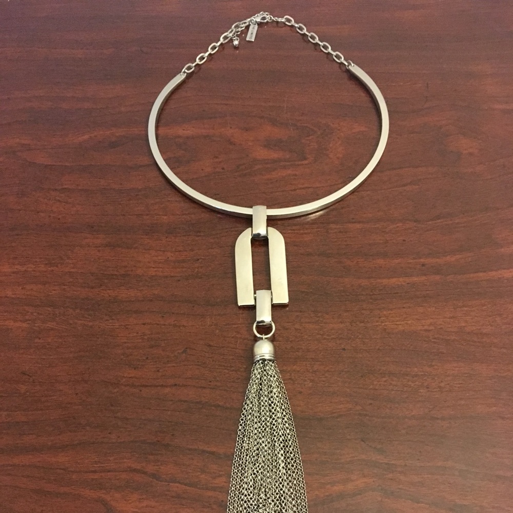 Limited silver statement necklace