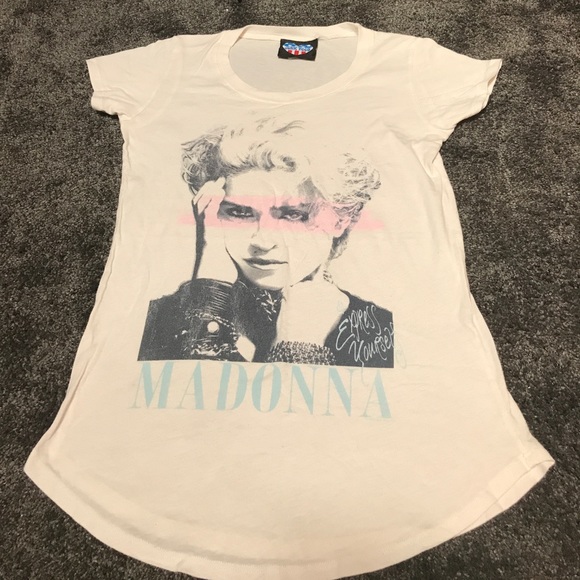 Junk Food Clothing Tops - Junk Food Madonna screen print T-Shirt