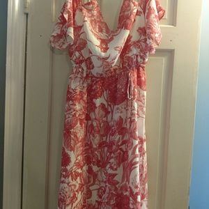 Loft cold shoulder dress.