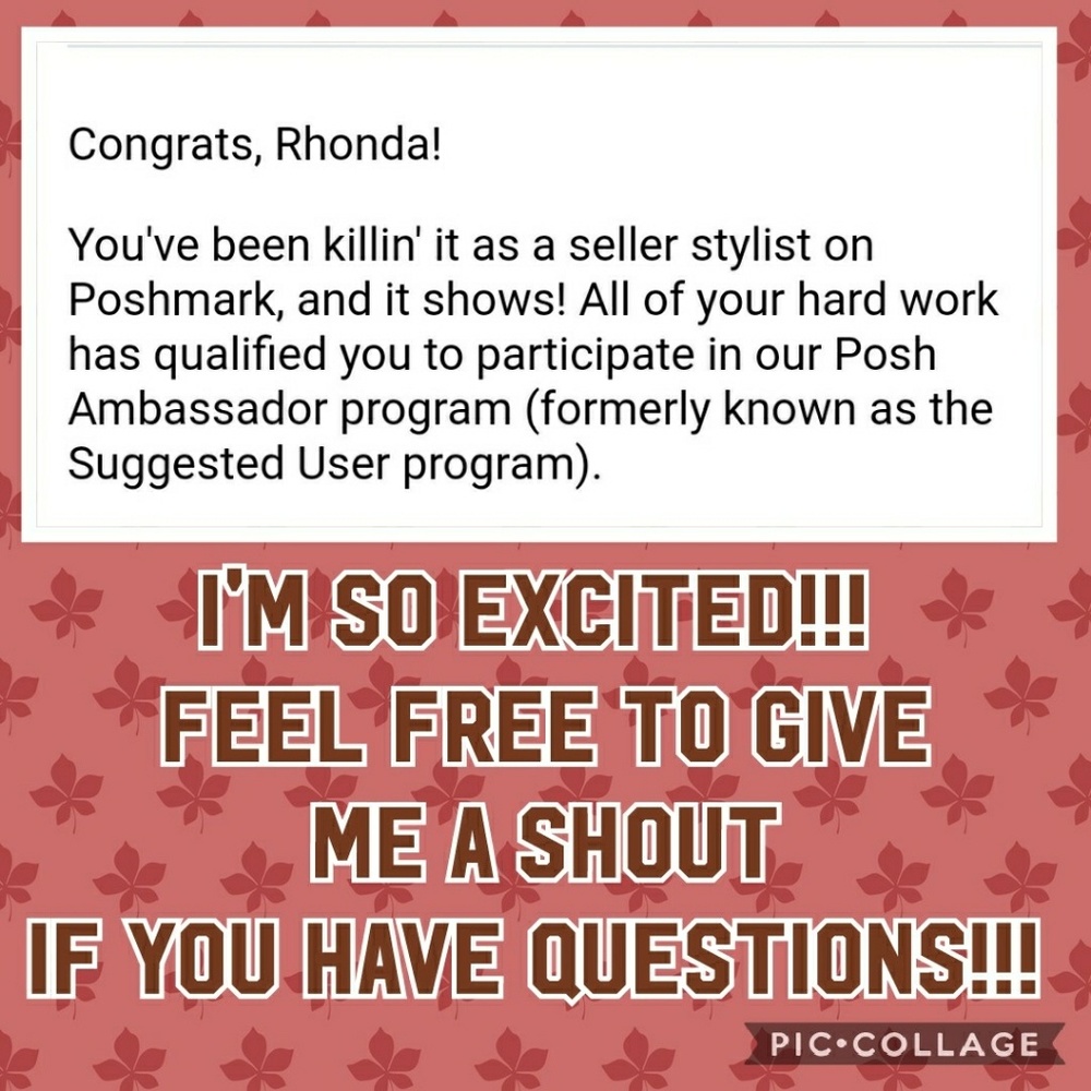 POSH AMBASSADOR!!! YAY!!!