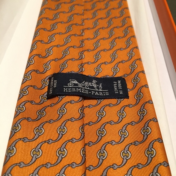 Men's Hermes tie - Picture 3 of 5