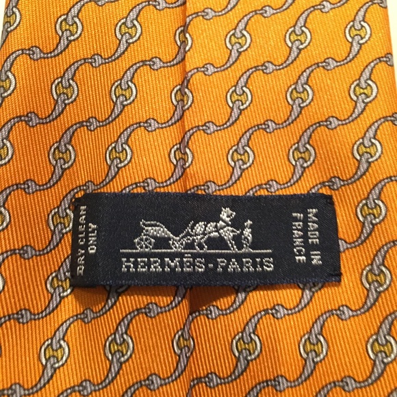 Men's Hermes tie - Picture 4 of 5
