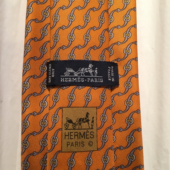 Men's Hermes tie - Picture 5 of 5