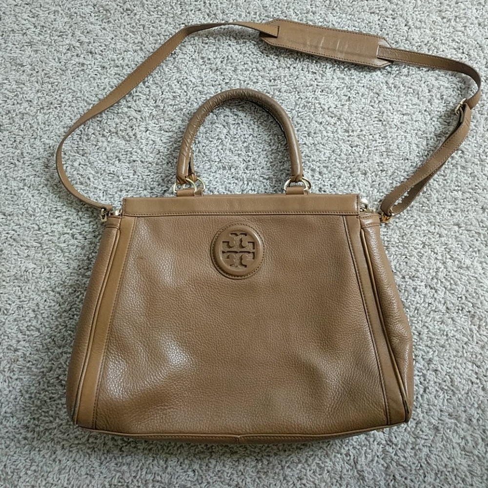 Tory Burch Brown/Tan Tote Crossbody