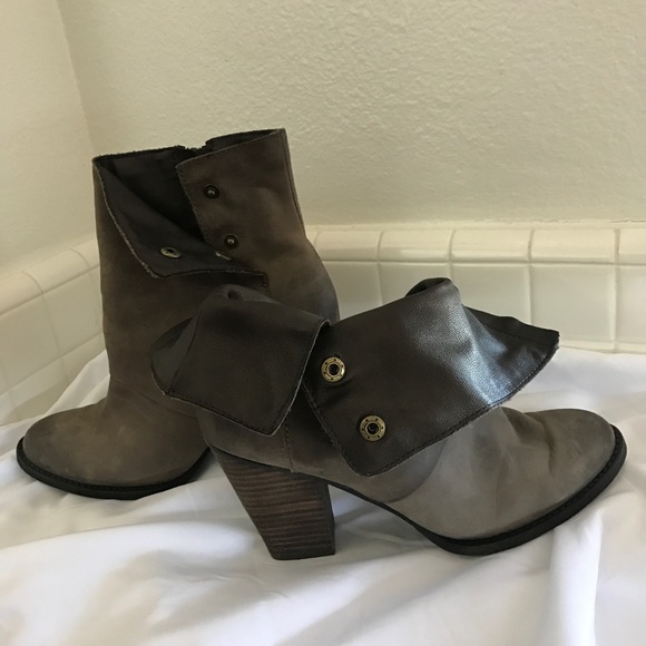 Aldo Authentic Distressed Leather Boots Worn Once - Picture 3 of 6