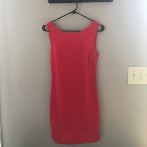 Red mini dress w/ cute bow detail on back