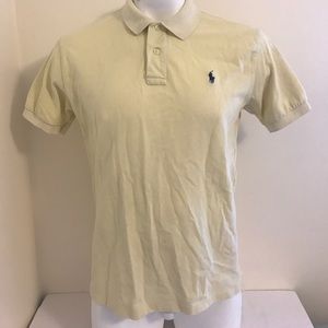 Faded yellow polo by Ralph Lauren