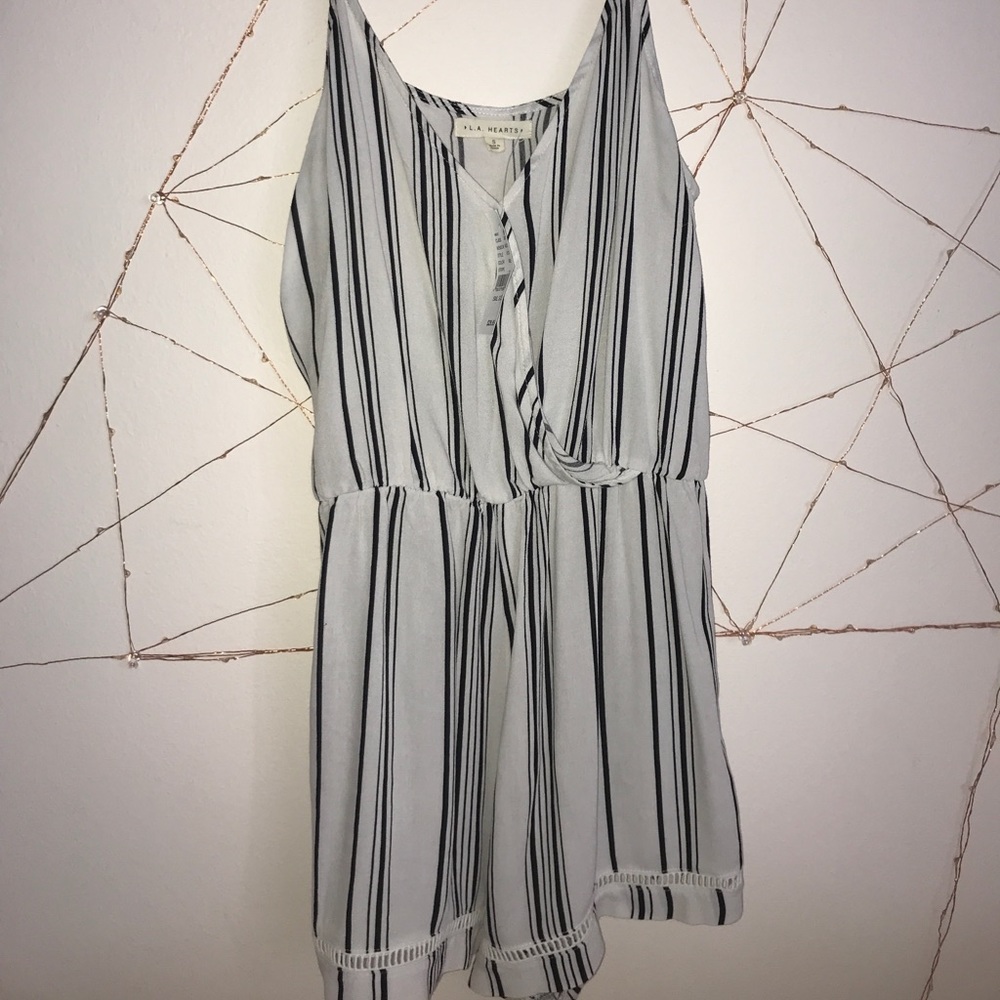 Striped romper