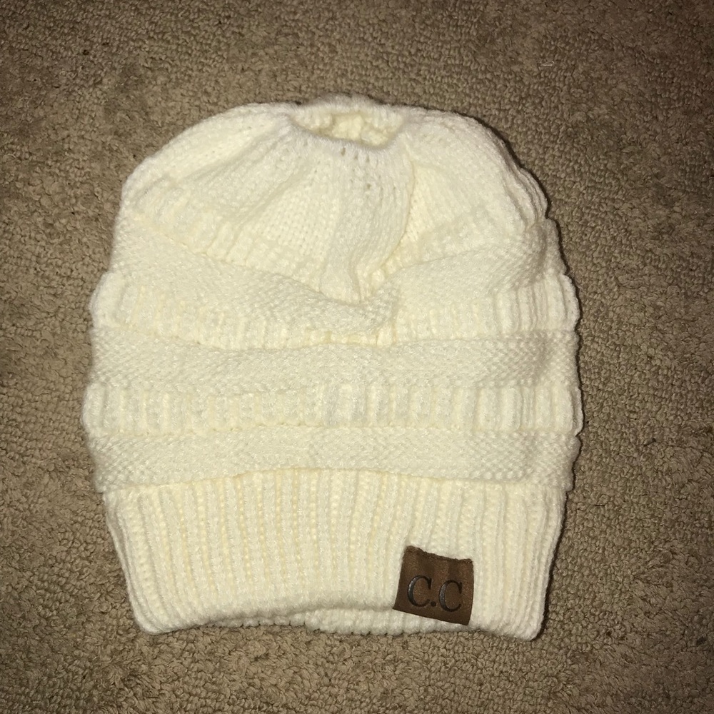 C.C Messy Bun Beanie
