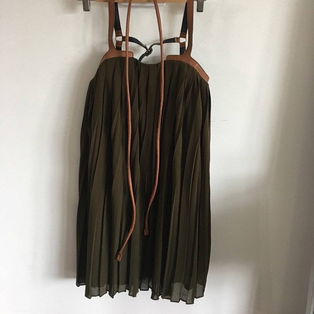 Army green dress