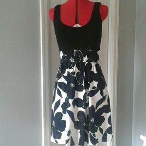 LADT CALL: Express B&W Dress