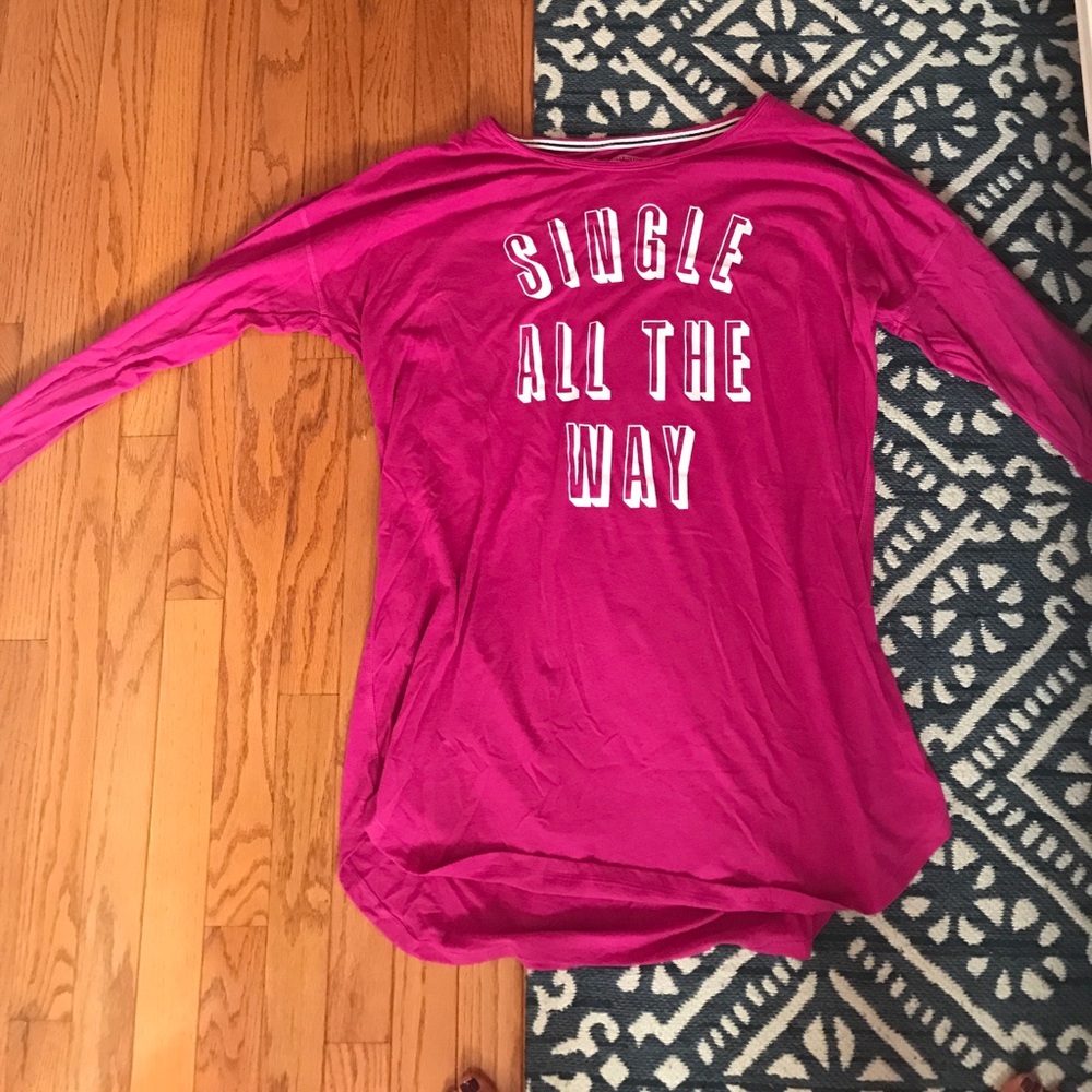 Size L single all the way VS pink nightgown