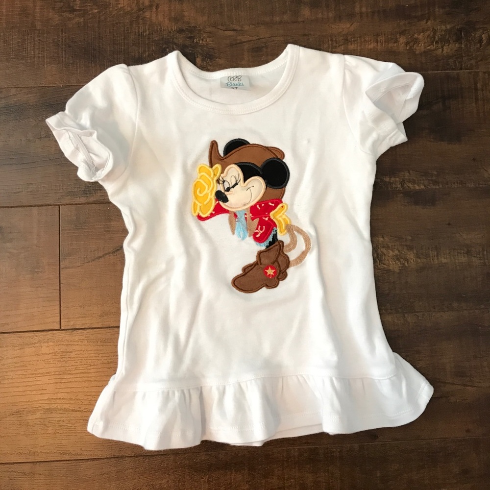 Mickey Mouse cowboy shirt - embroidered