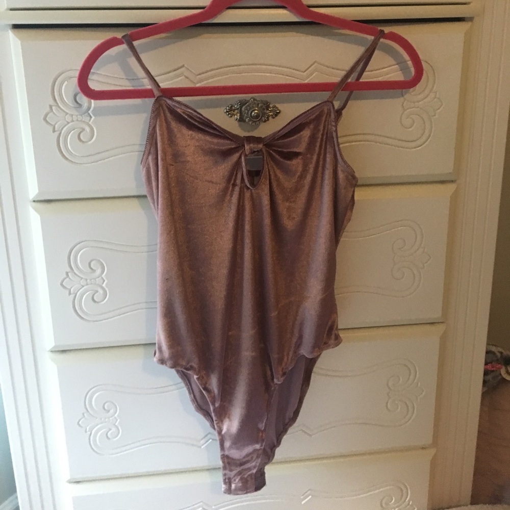 Velvet bodysuit