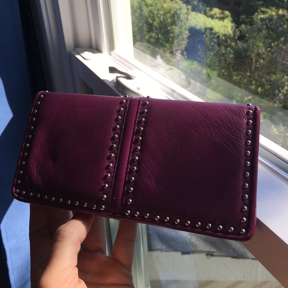 Brighton purple studded wallet