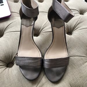 Vince Camuto metallic sandal