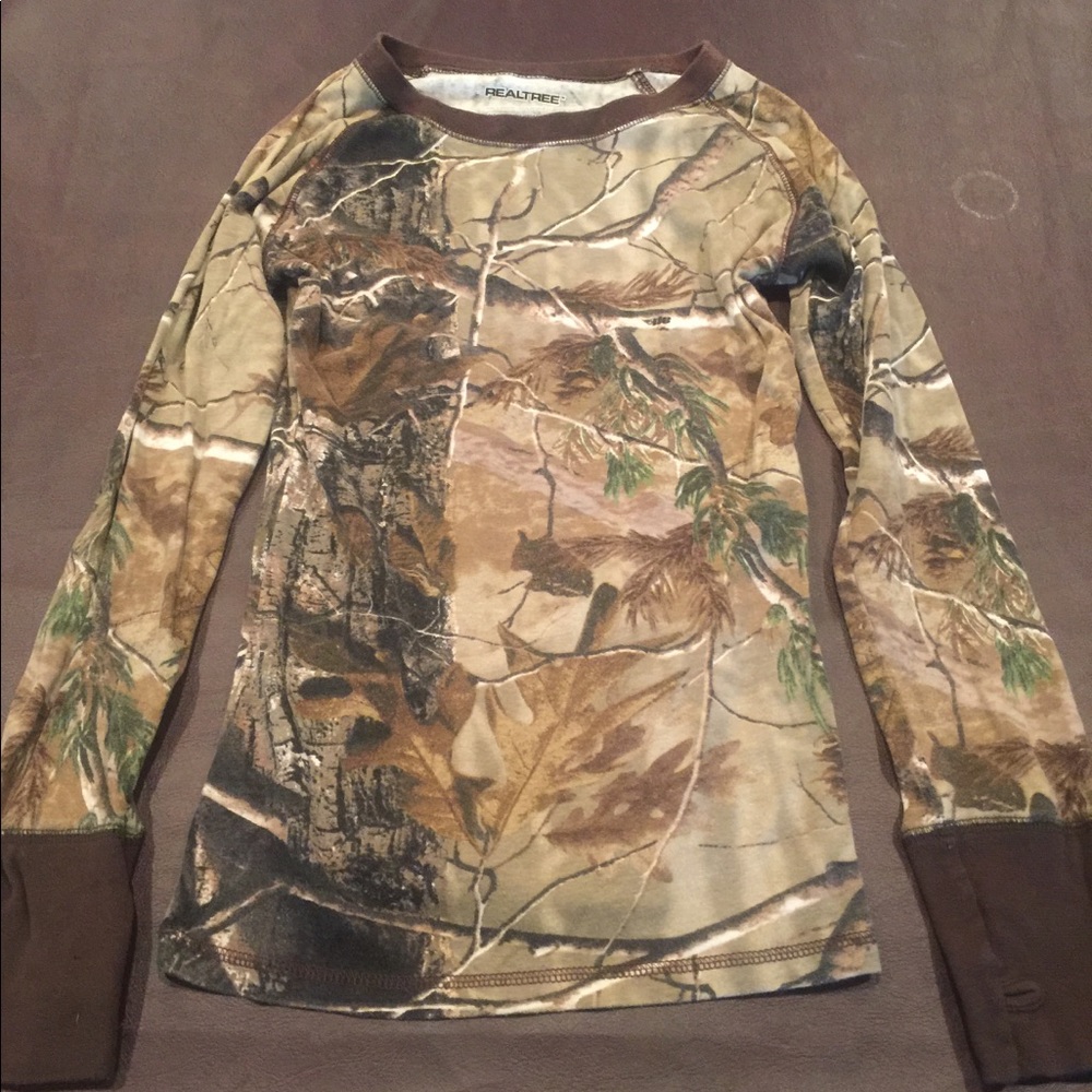 Camouflage long sleeve outdoor shirt